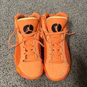 Kids NIKE WNBA Orange Basketball Sneakers